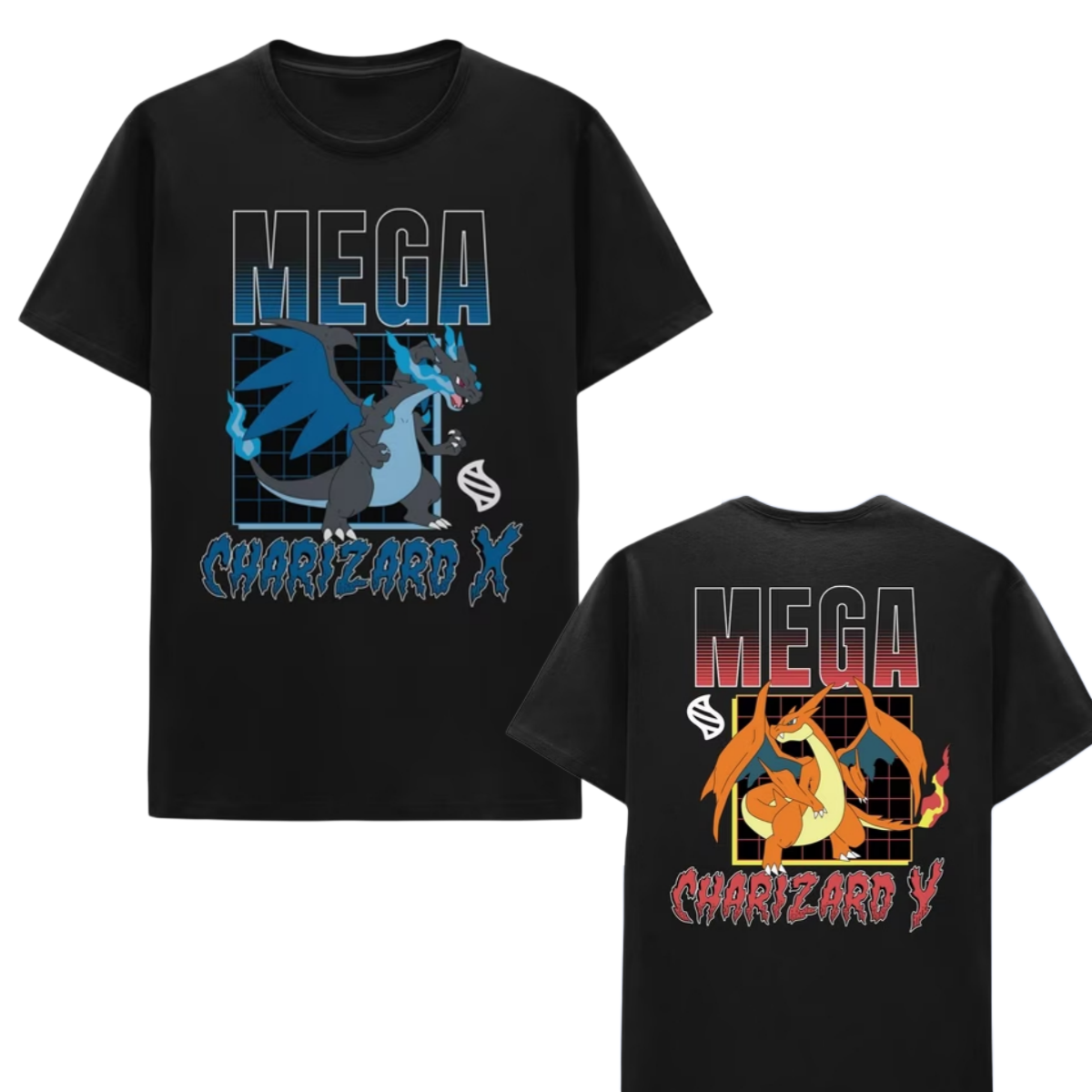 Summer Clothing Gifts - Anime Pokémon MEGA Charizard Printed Cotton