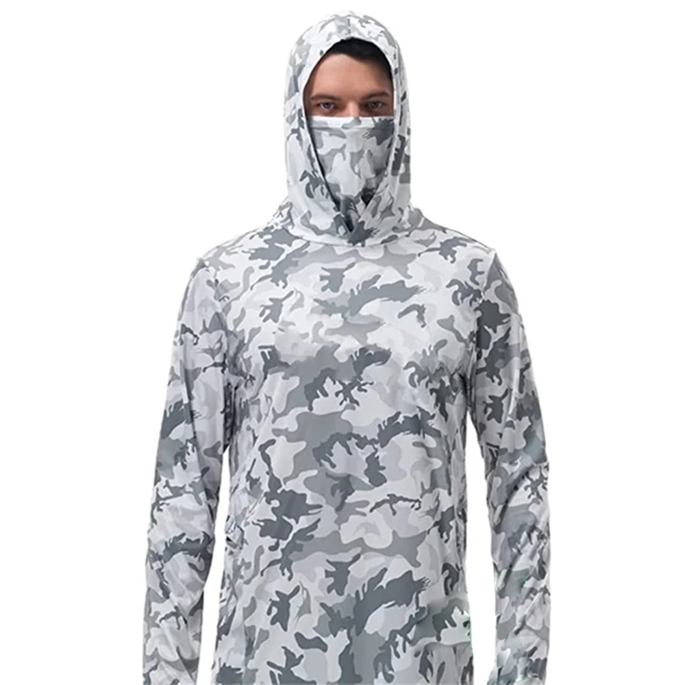 Summer Clothing Guys - Summer Fishing Hoodies Men Jersey camouflage
