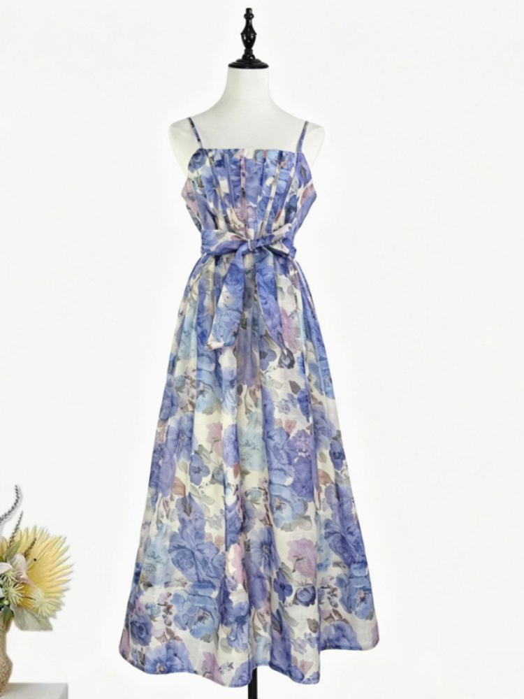 Summer Clothing Holiday - Summer Retro Printed Back Elastic Sleeveless