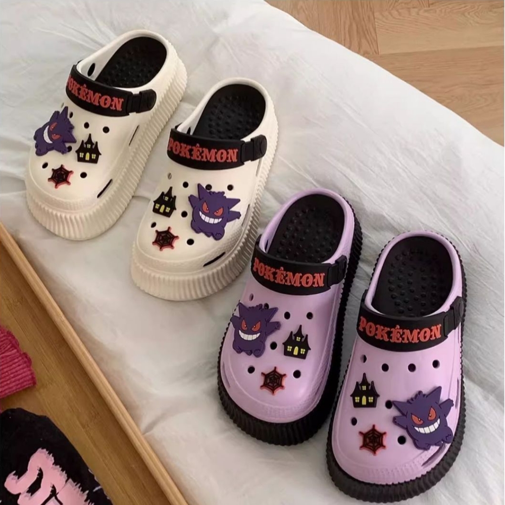 Summer Clothing Holiday - Pokemon Gengar Slippers Sylveon Anime Cartoon