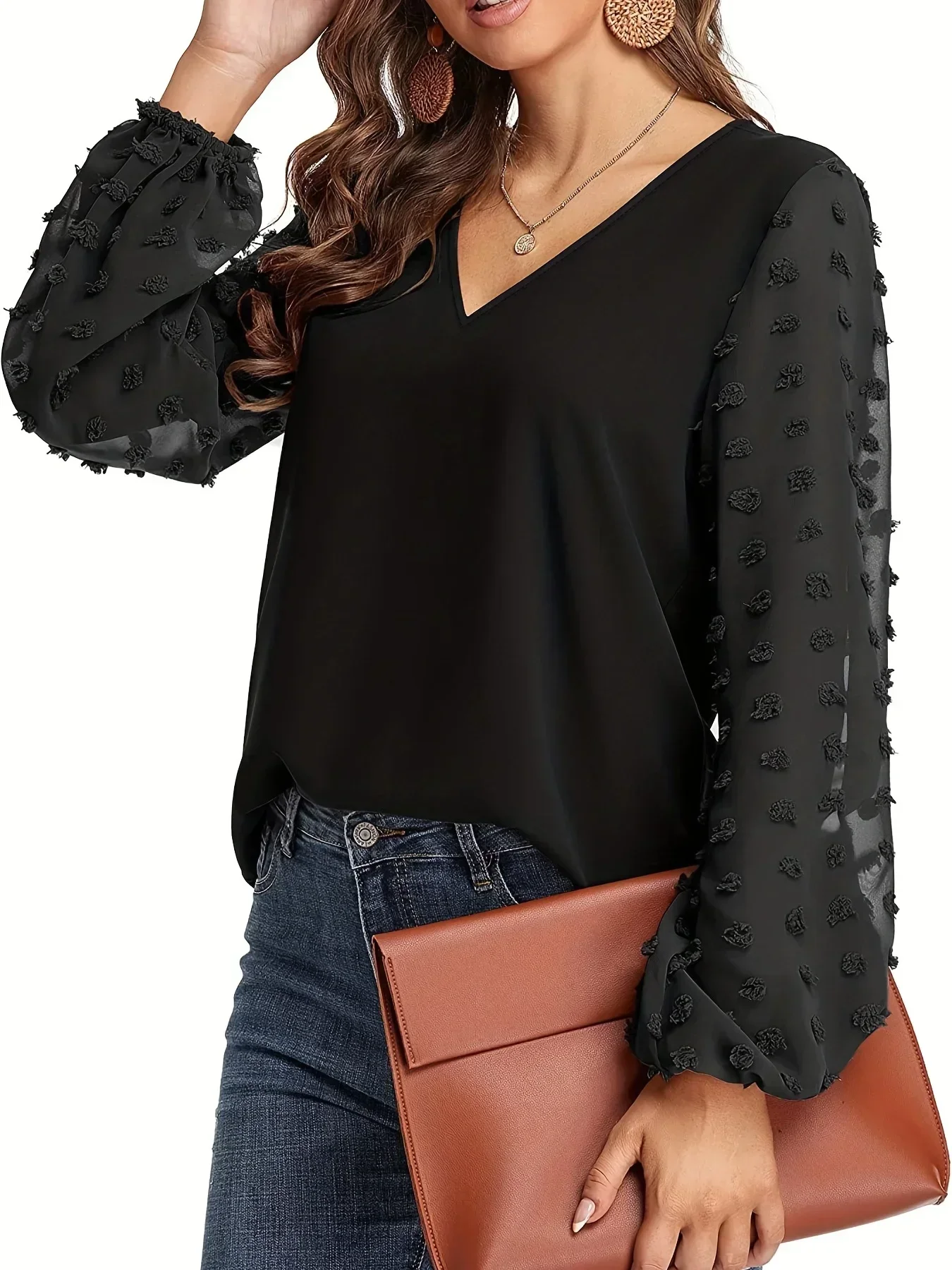 Summer Clothing Plus Size Women - Women's Plus Size 1XL-5XL Swiss Dot