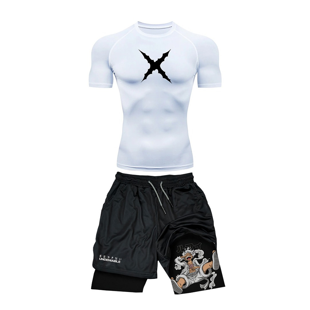 Summer Clothing Guys - Summer New ONE PIECE Luffy Tight