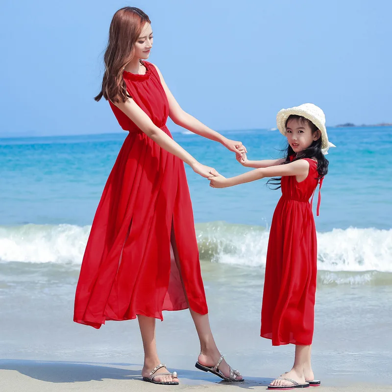Mom and Girl Baby Vacation Loo - Summer Clothing Looks 评论和价格