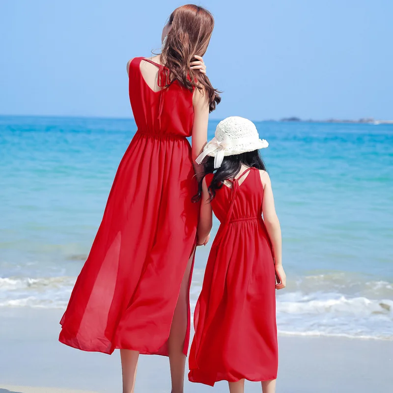 Mom and Girl Baby Vacation Loo - Summer Clothing Looks 评论和价格