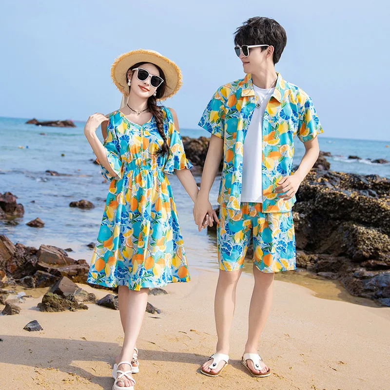 Vacation Area Couple Look Pare - Summer Clothing Looks 评论和价格