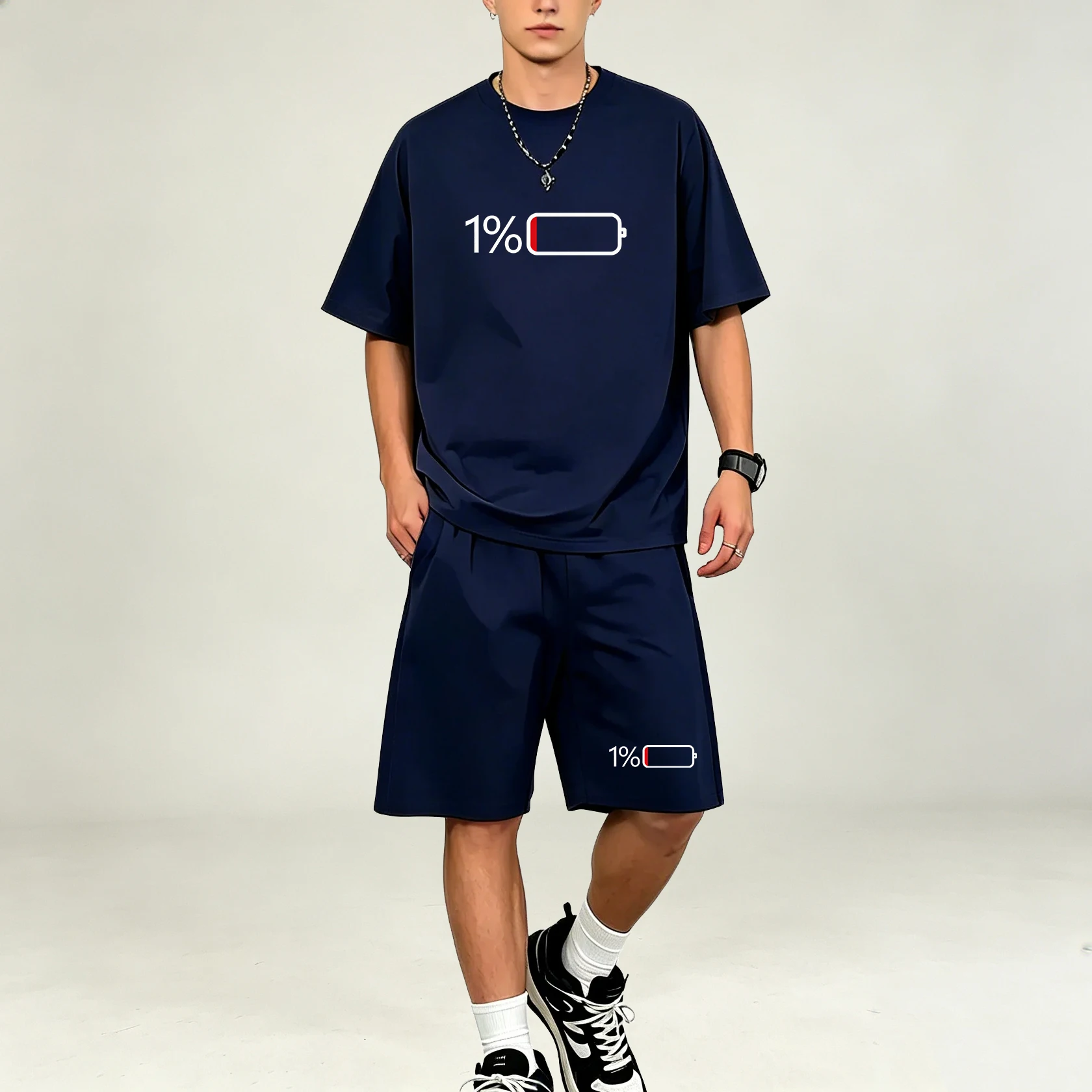 Hot Selling Men T‑Shirts Sets  - Summer Clothing Guys 评论和价格