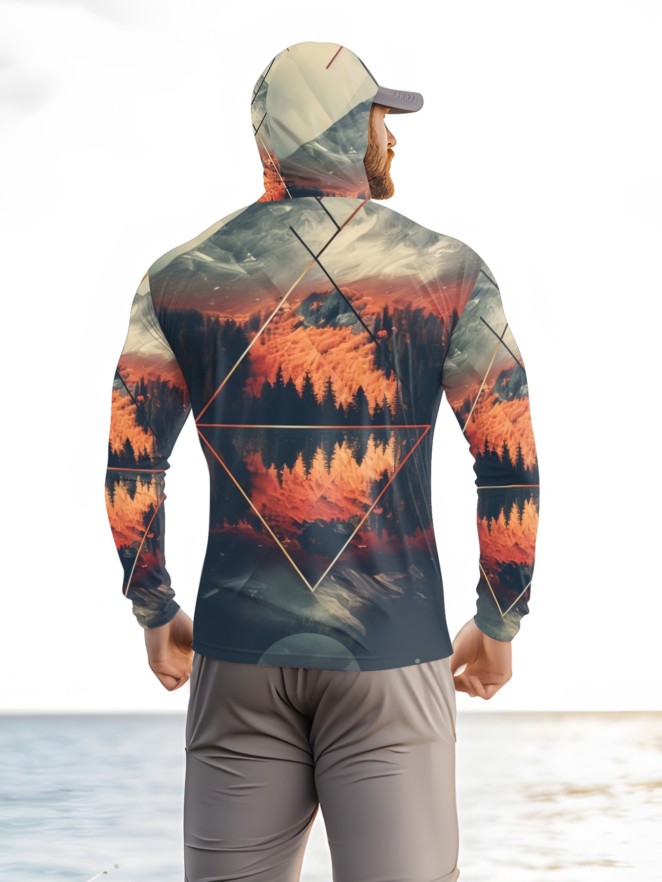 Outdoor Men's Fishing Hoodie B - Summer Outdoor Clothing 评论和价格