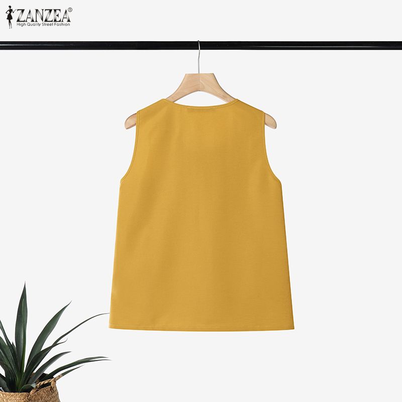 ZANZEA Plus Size 5XL Woman Pin - Summer Clothing Holiday 评论和价格