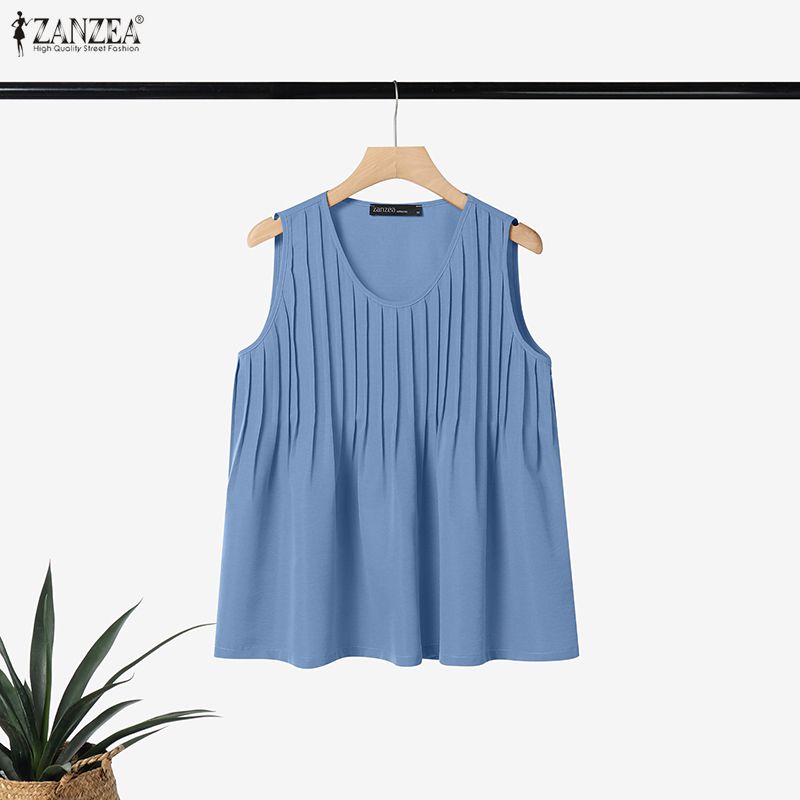 ZANZEA Plus Size 5XL Woman Pin - Summer Clothing Holiday 评论和价格