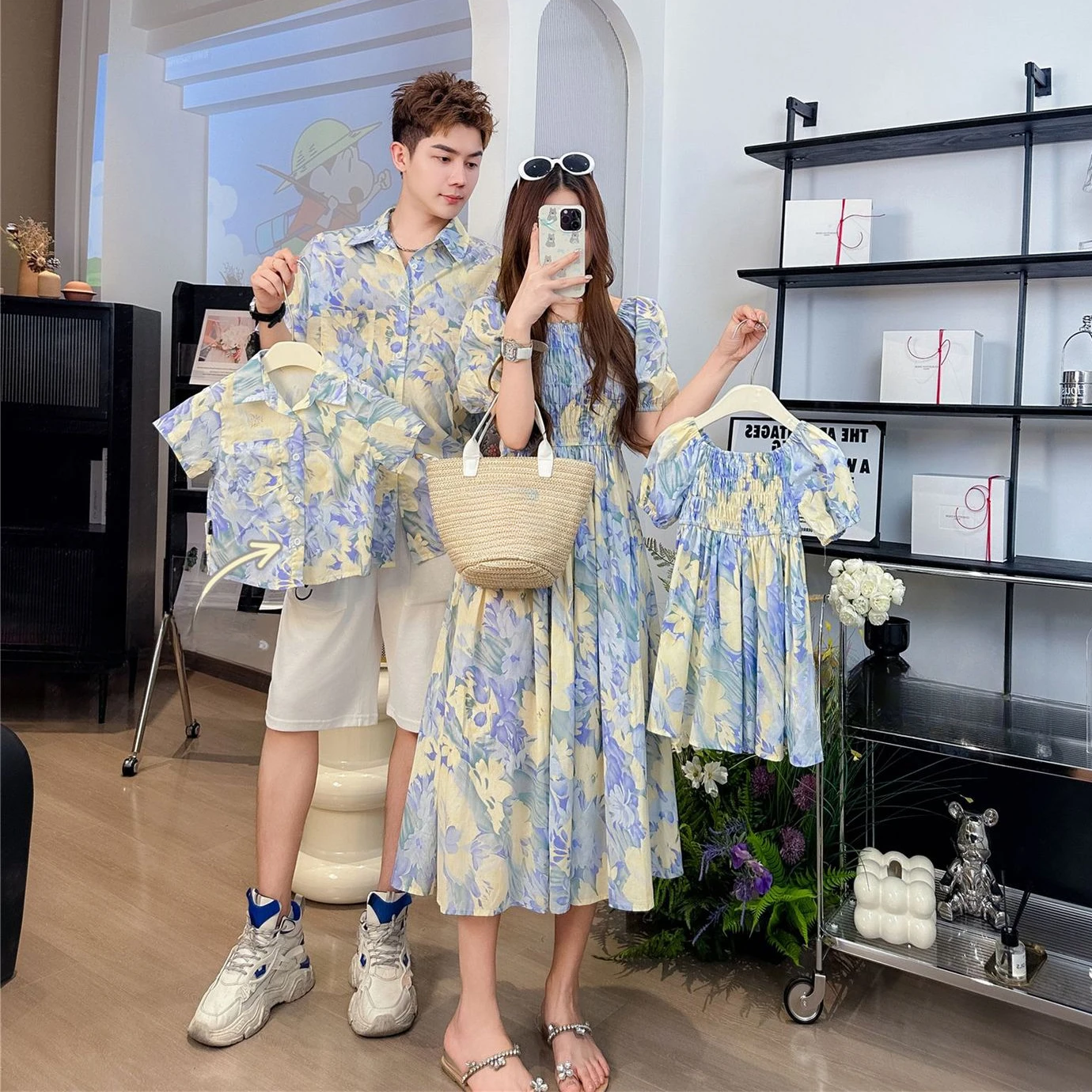 Holiday Look Family Matching C - Summer Clothing Looks 评论和价格