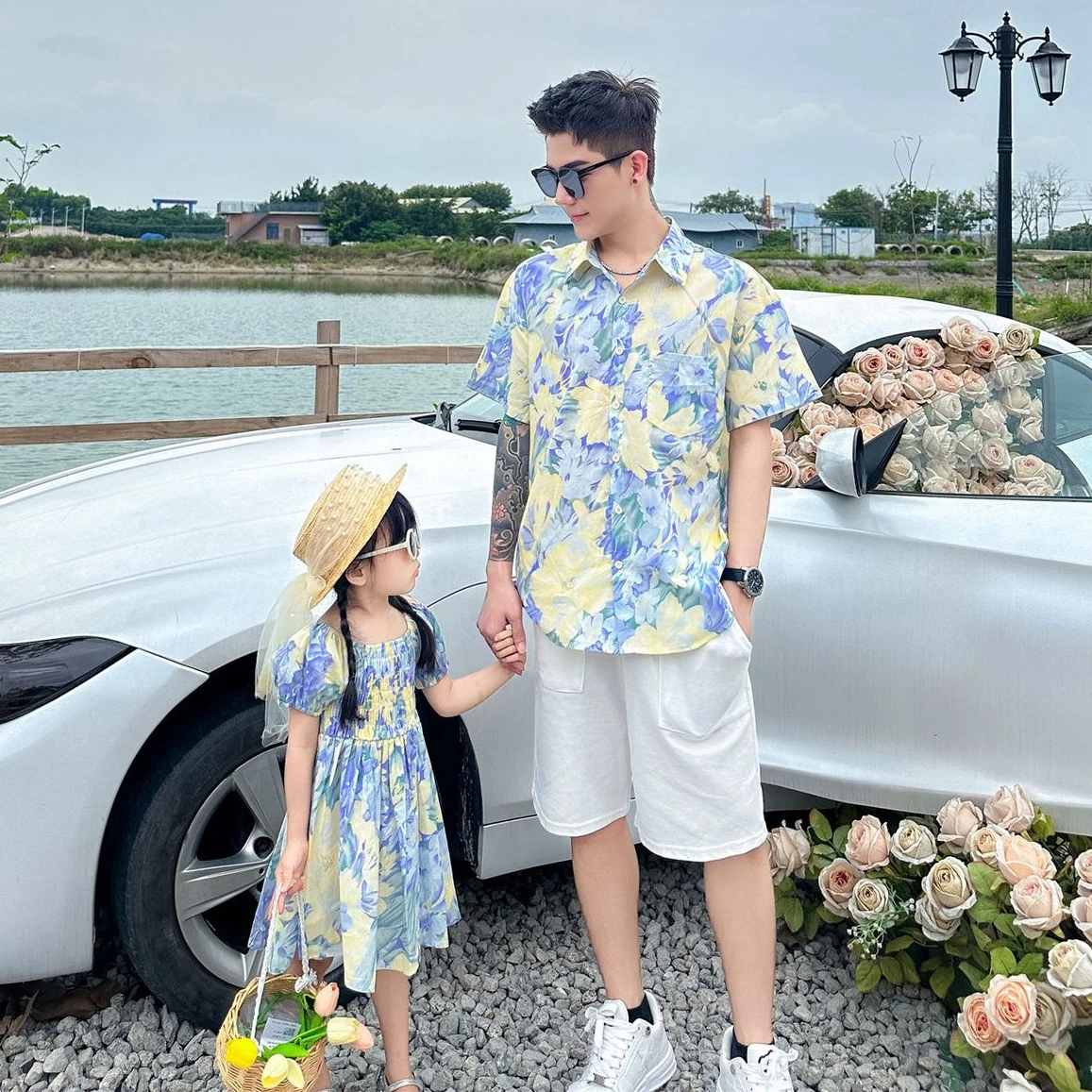 Holiday Look Family Matching C - Summer Clothing Looks 评论和价格
