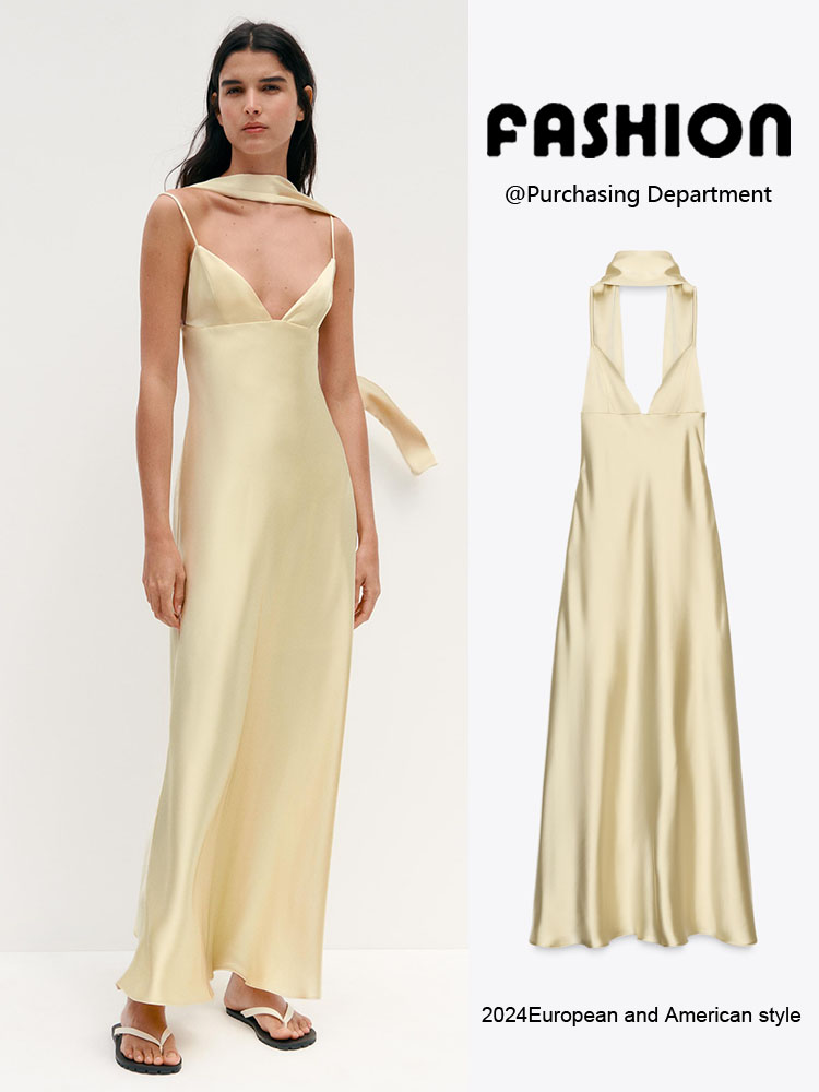 Summer New Fashion Thin Silk S - Summer Evenings Clothing 评论和价格