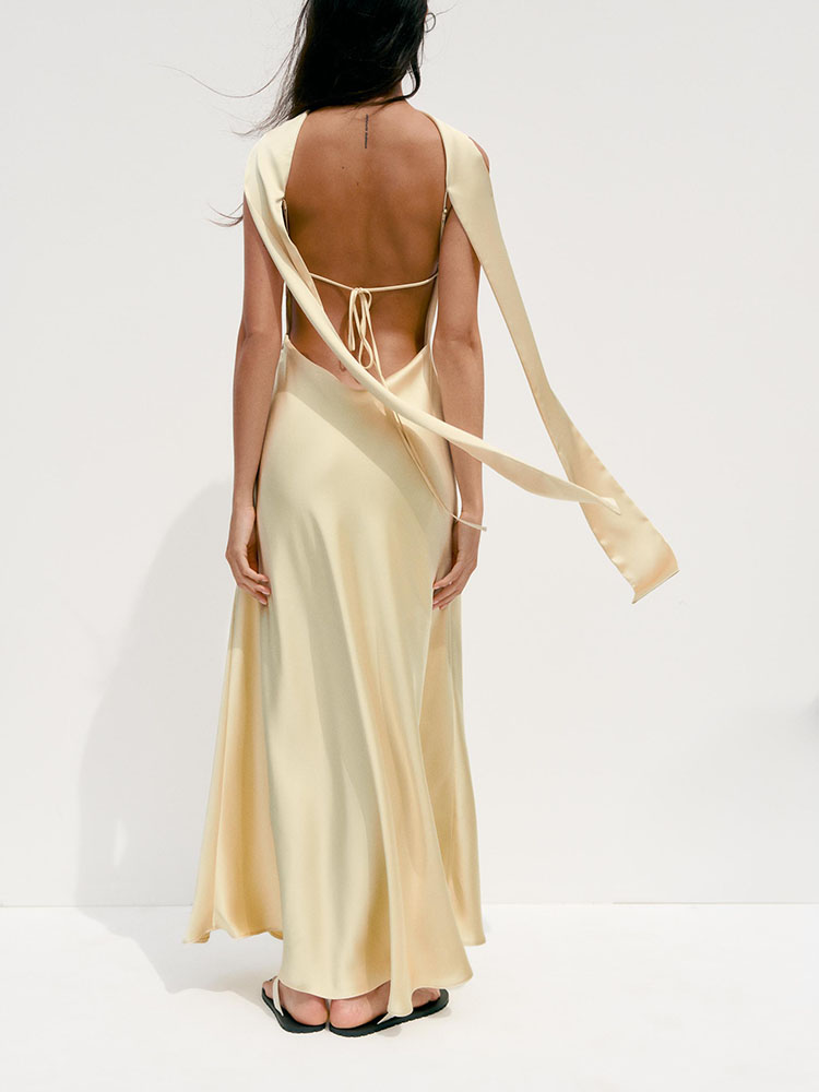 Summer New Fashion Thin Silk S - Summer Evenings Clothing 评论和价格