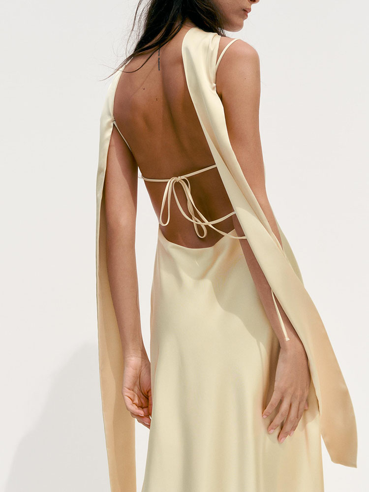 Summer New Fashion Thin Silk S - Summer Evenings Clothing 评论和价格