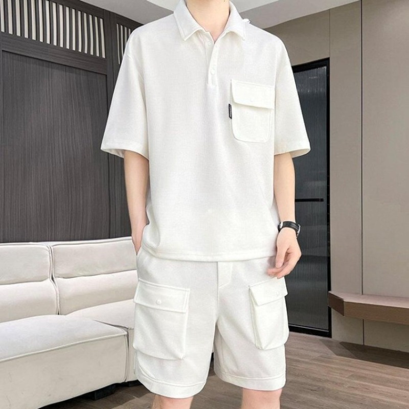 Men's Summer Short Sleeve Polo - Summer Outdoor Clothing 评论和价格