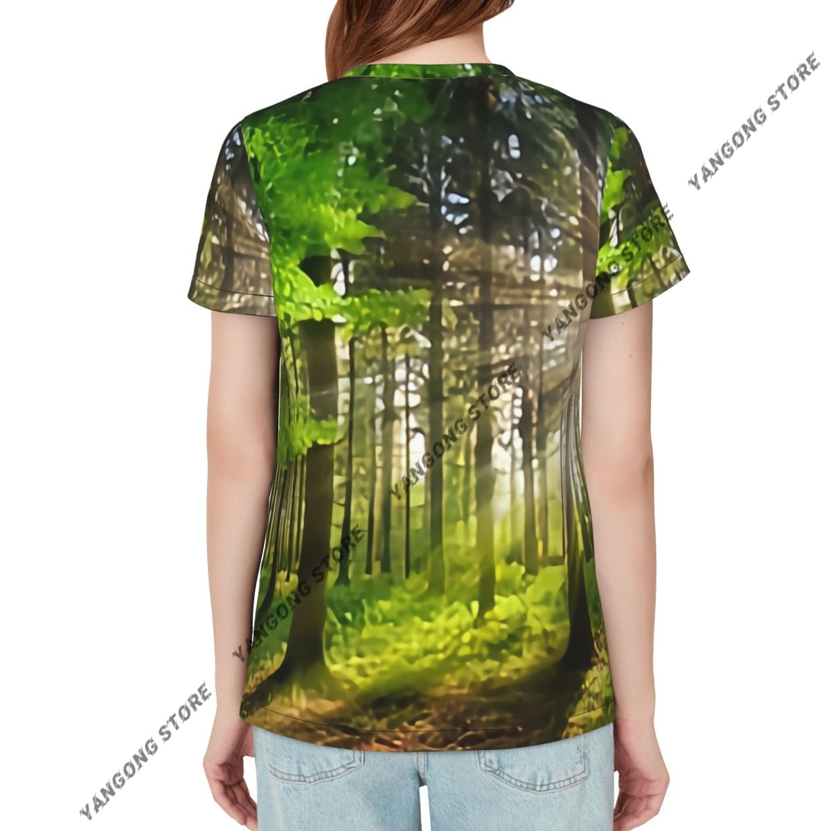 Womens Short Sleeve Panoramic  - Summer Rays Clothing 评论和价格