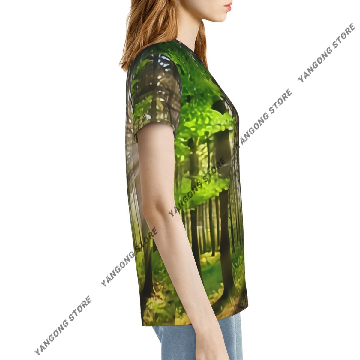 Womens Short Sleeve Panoramic  - Summer Rays Clothing 评论和价格