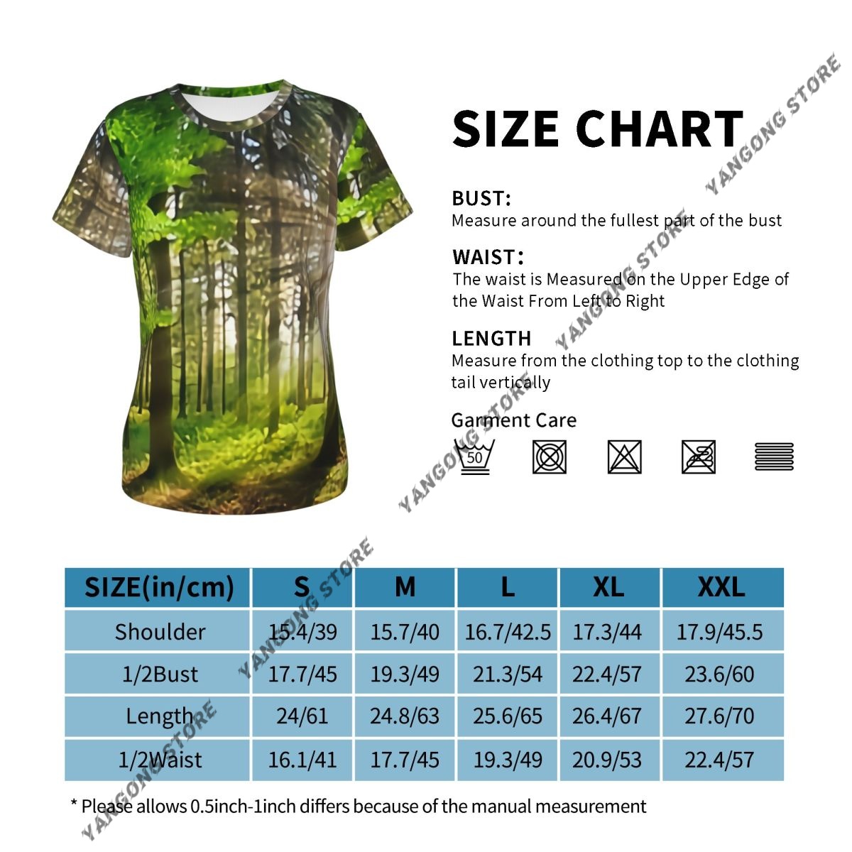 Womens Short Sleeve Panoramic  - Summer Rays Clothing 评论和价格