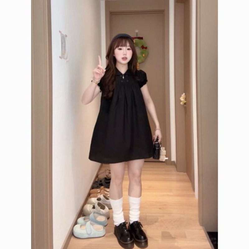 Doll Collar A-word Dress Looks - Summer Clothing Looks 评论和价格