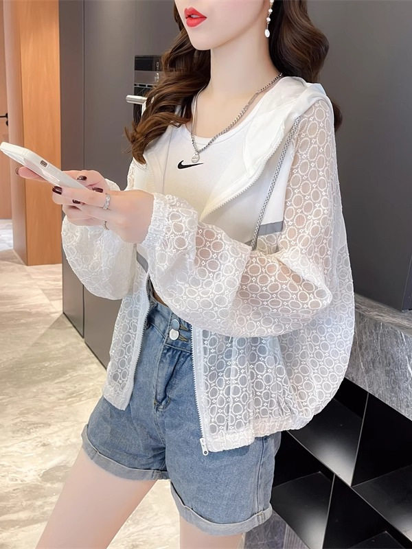 Lace Hollow out Hooded Women's - Summer Rays Clothing 评论和价格