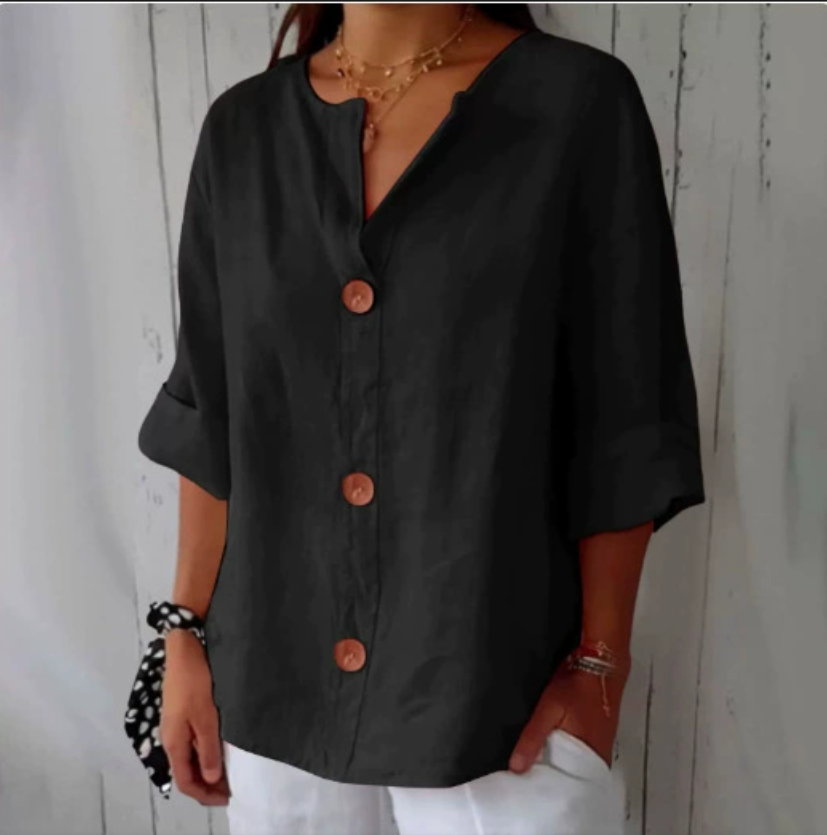Plus Size Loose Shirt&Blouses  - Summer Clothing Plus Size Women 评论和价格