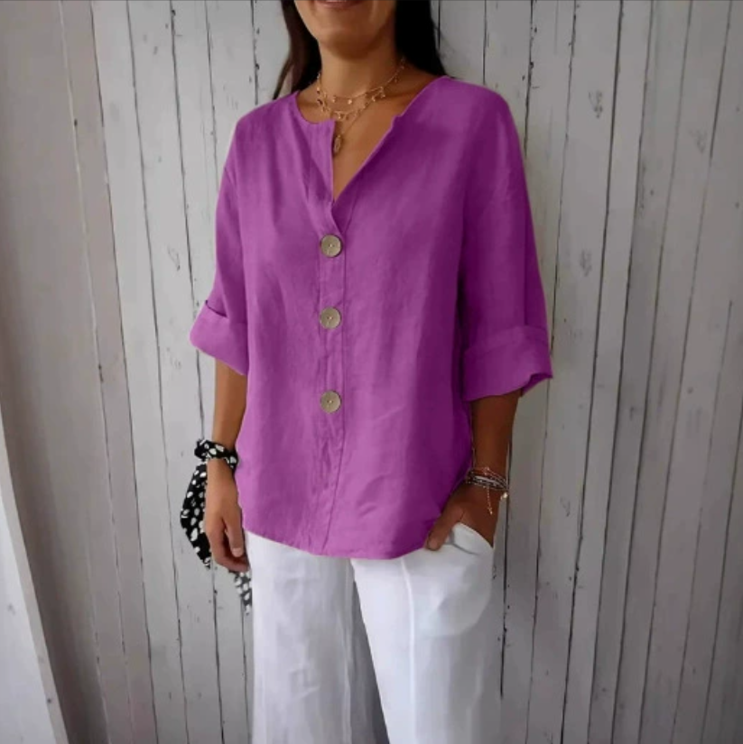 Plus Size Loose Shirt&Blouses  - Summer Clothing Plus Size Women 评论和价格