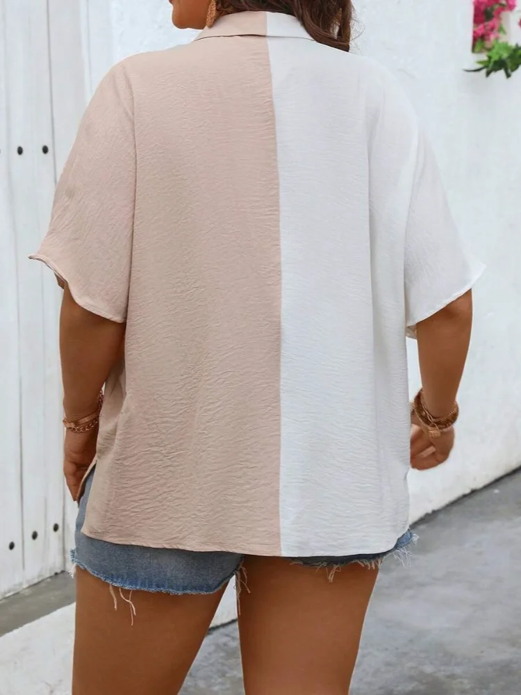 Plus Size Women Summer Shirt F - Summer Clothing Plus Size Women 评论和价格