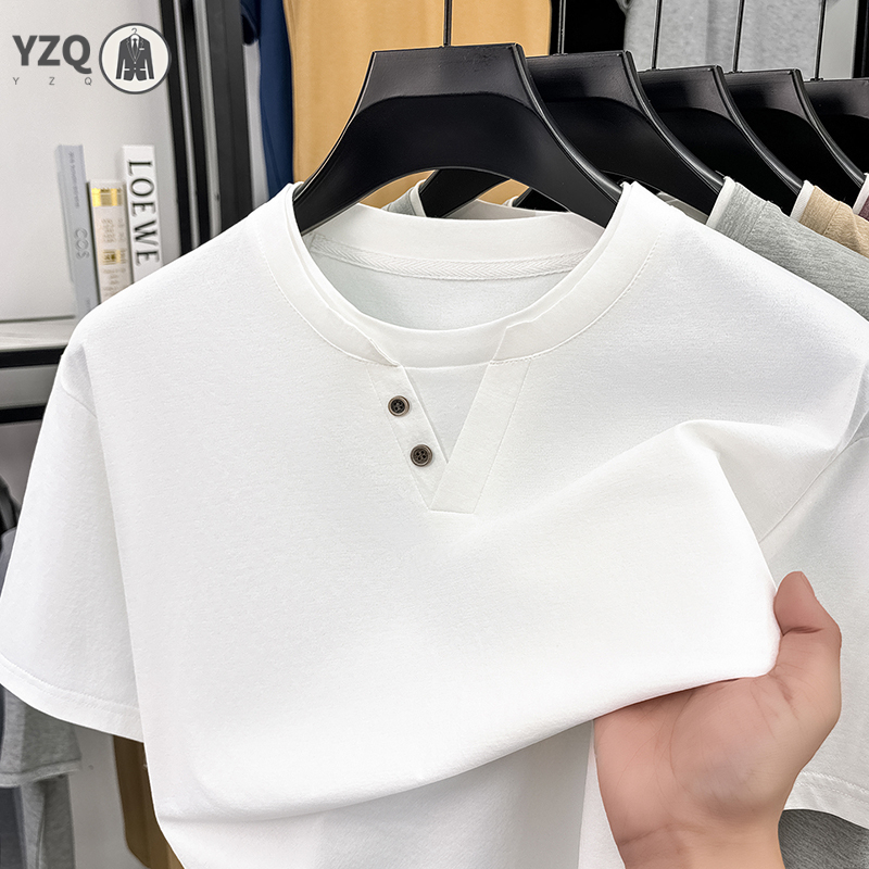Mens Short Sleeve T Shirt Henl - Summer Clothing Guys 评论和价格